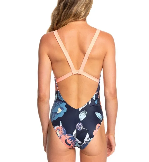 Roxy Roxy Fitness Sporty One Piece Swimsuit
