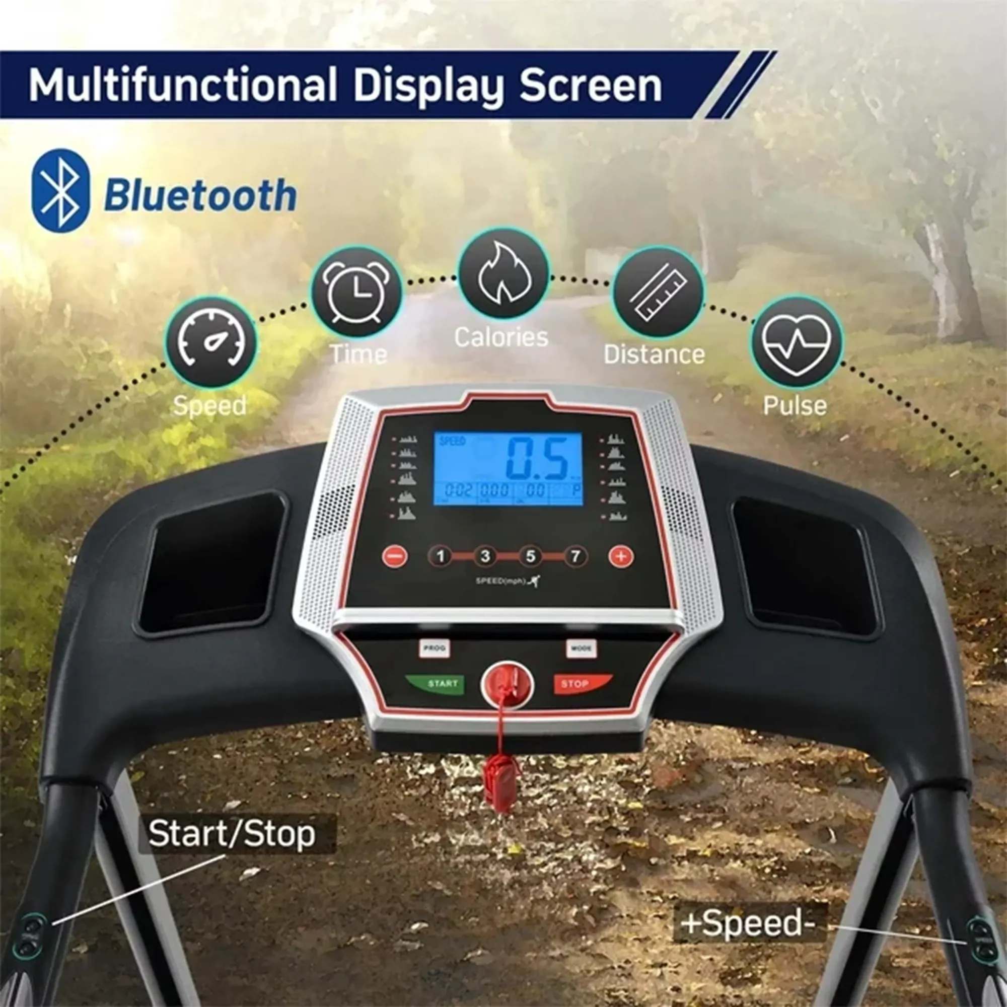 RTMX-1000 3-IN-1 Folding Quiet Treadmill