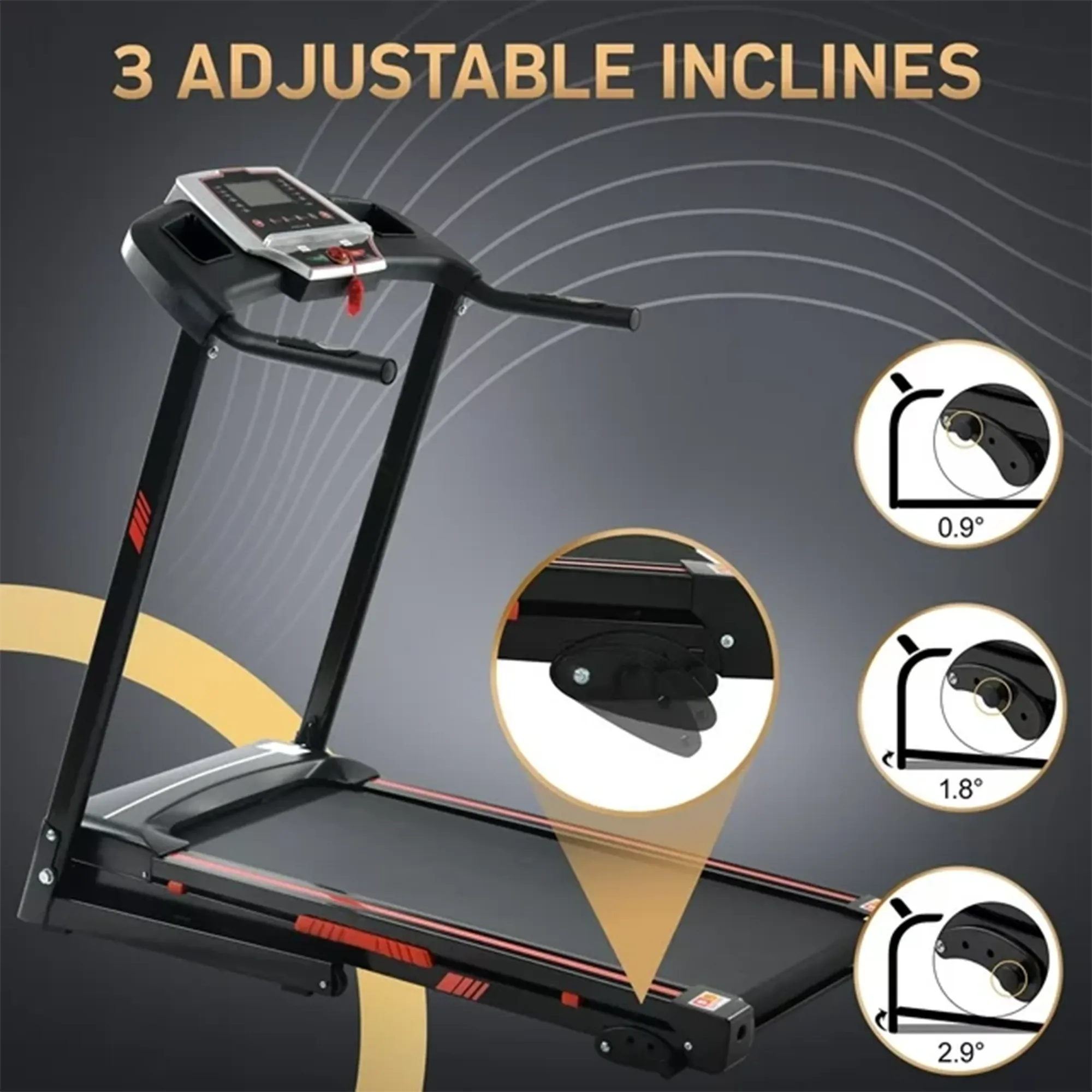 RTMX-1000 3-IN-1 Folding Quiet Treadmill