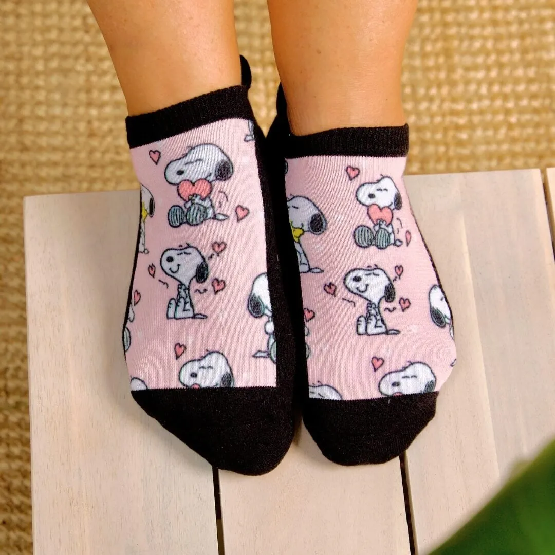 Snoopy Love Ankle Diabetic Socks