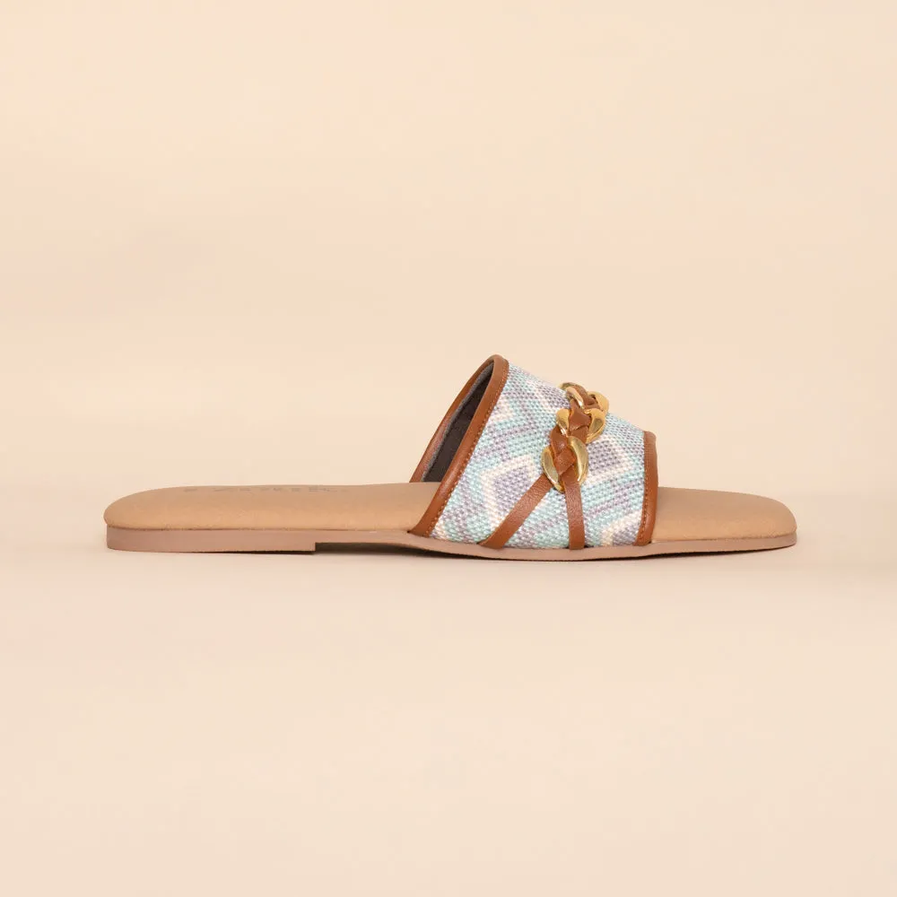 Umaid Diamond Women's Embellished Sliders