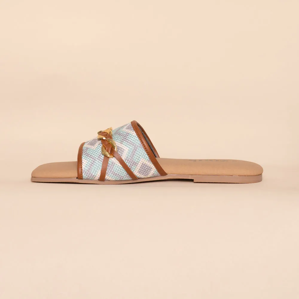 Umaid Diamond Women's Embellished Sliders