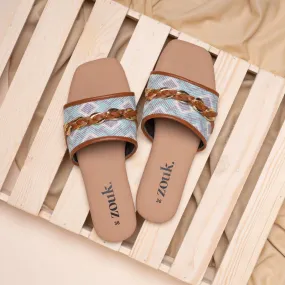 Umaid Diamond Women's Embellished Sliders