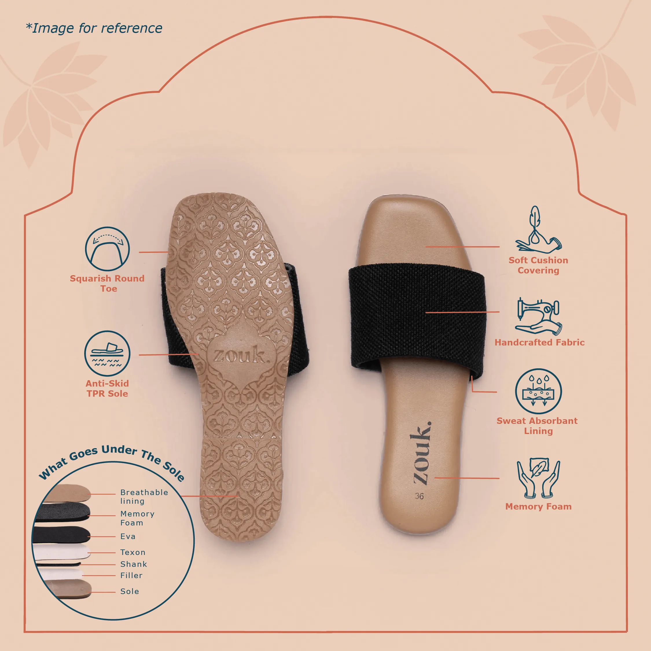 Wadiyar Diamond Women's Sliders