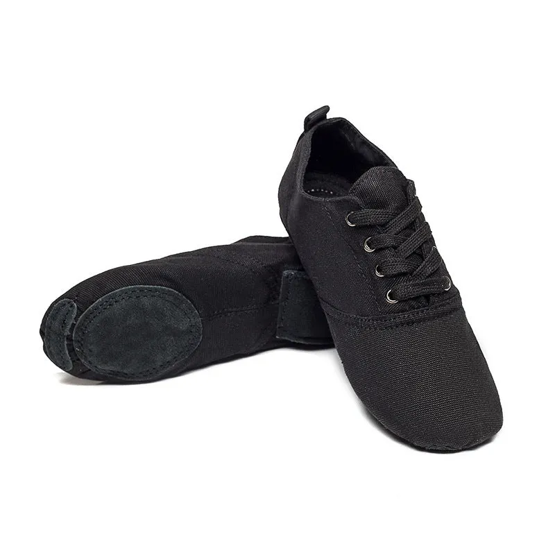 Woman's Canvas Low Heel Ballet Dance Sneaker