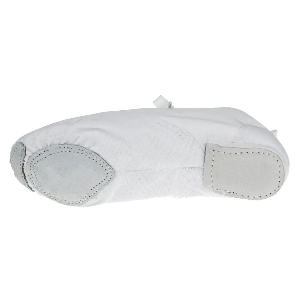 Woman's Canvas Low Heel Ballet Dance Sneaker