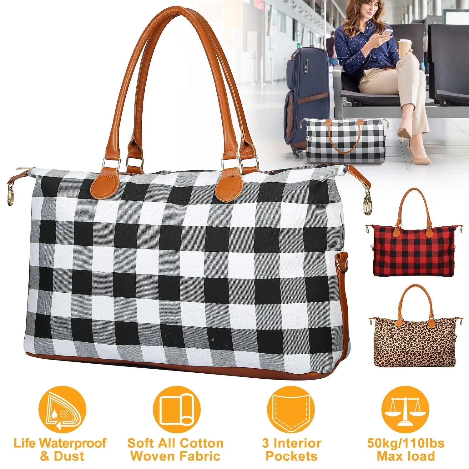 Women Duffle Bag Travel Luggage
