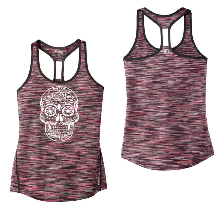 Women's Reflective Tank Top - Calavera