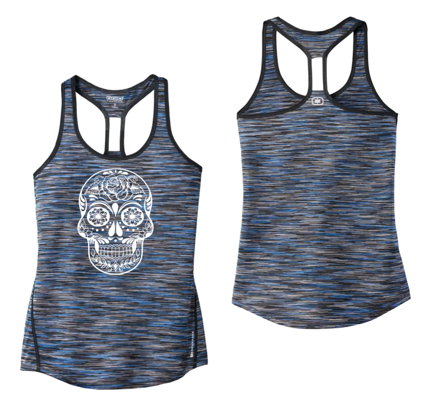 Women's Reflective Tank Top - Calavera
