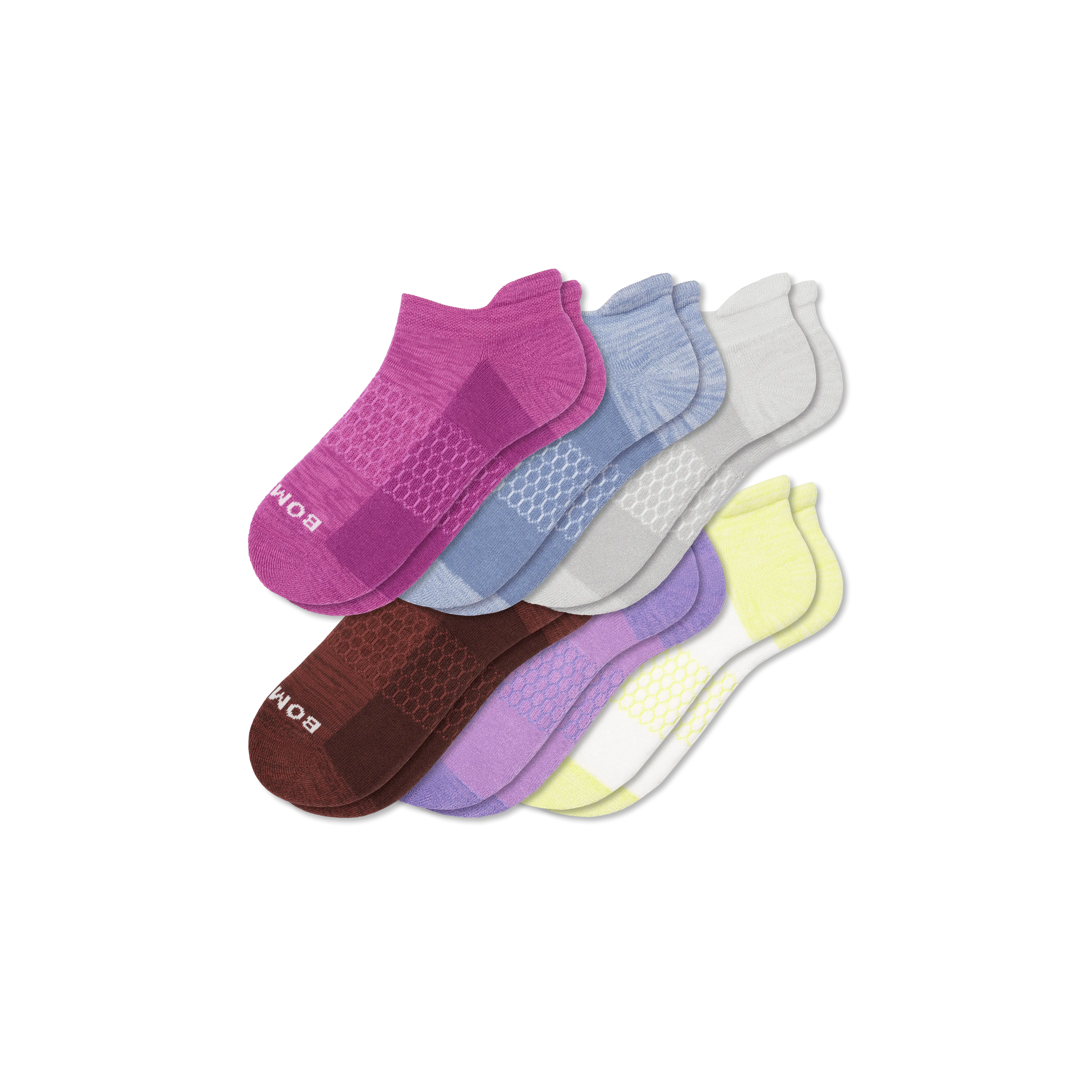 Women’s Two Tone Ankle Sock 6-Pack