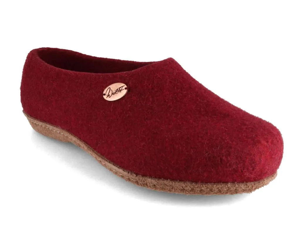 WoolFit® Colorful Felt Slippers with Insoles Classic closed-heel