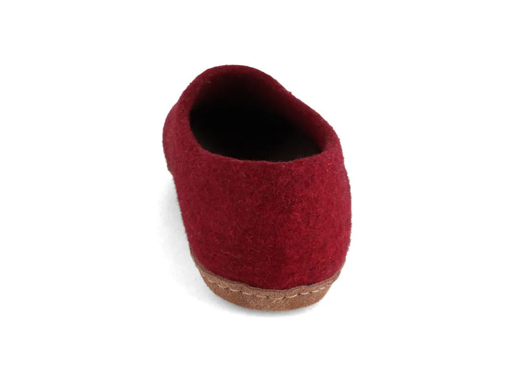WoolFit® Colorful Felt Slippers with Insoles Classic closed-heel