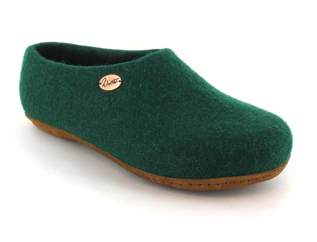 WoolFit® Colorful Felt Slippers with Insoles Classic closed-heel